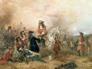 Robert Alexander Hillingford Duke of Marlborough signing the Despatch at Blenheim oil painting artist